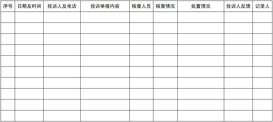 食品安全消费者投诉处置记录表.png